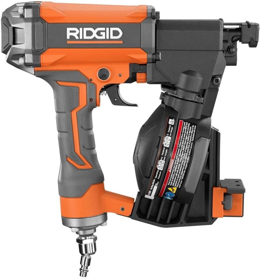 BRAND, CATEGORY, RIDGID, ROOFING NAILERS, 15 Degree 1-3/4 in. Coil Roofing Nailer