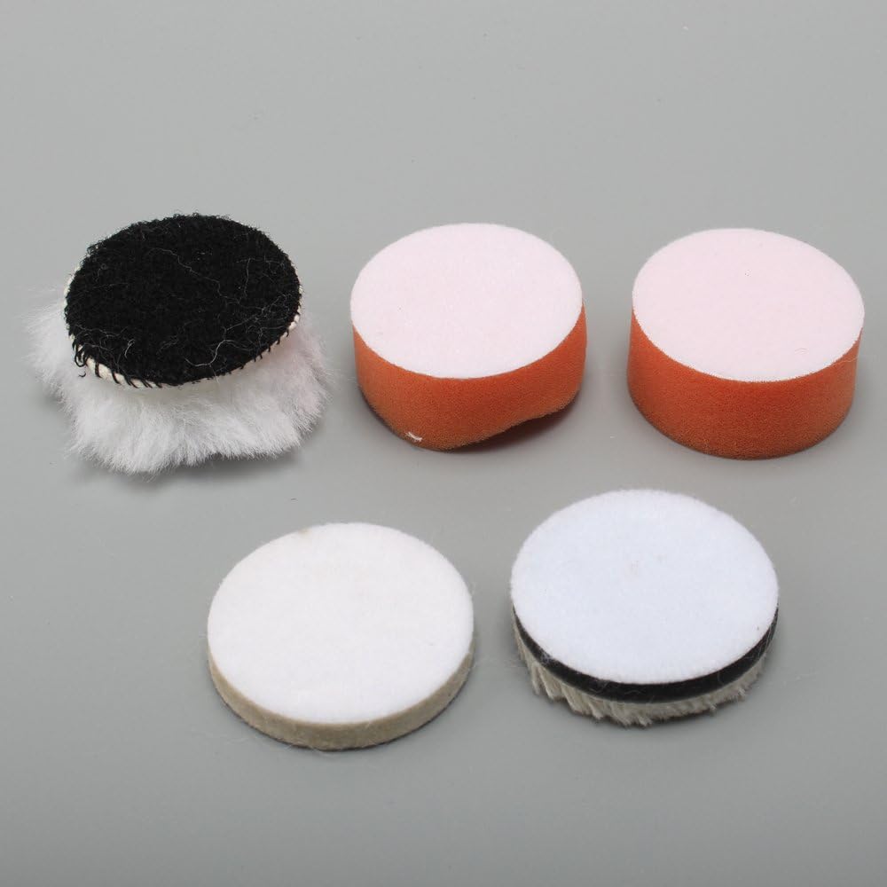 BRAND, BUFFING & POLISHING PADS, CATEGORY, SI FANG, 2'' Polishing Pads Sponge Waxing Buffing Kit for for Car Polisher Boat Polishing,Motocycle Sanding, Polishing, Waxing