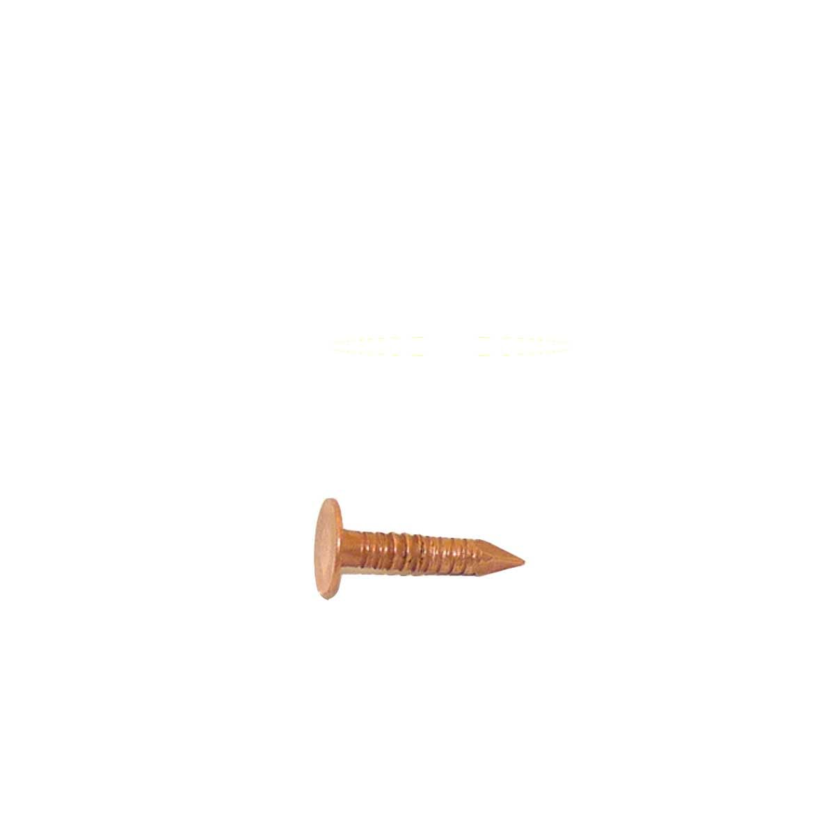 BRAND, CATEGORY, FASTENERUSA, ROOFING NAILS, 3/4" x 11GA RING COPPER ROOFING/SLATING NAILS 1lb | CPR34R1