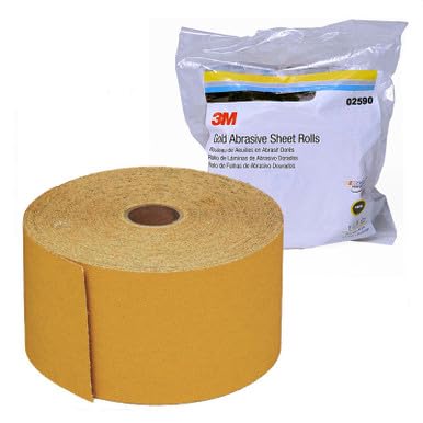 3M, 3M, BRAND, CATEGORY, SANDING ROLLS, 3M 2590 400A-Go Stikit Gold Sheet, 2.75 in. X 45 Yd, P400A