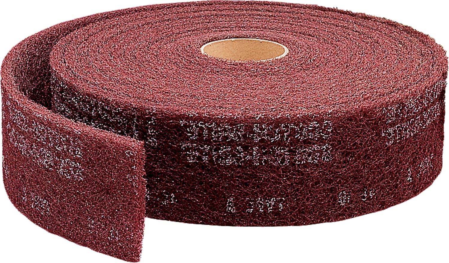 3M, BRAND, CATEGORY, SANDING ROLLS, 3M Scotch-Brite Clean and Finish Roll, CF-RL, 2 in x 30 ft, 1 Roll, Aluminum Oxide, V Fine Grit, Red, Surface Preparation, Hand Sanding, Oscillating Machines, Dual Pad Rubbing Machines, Woodworking