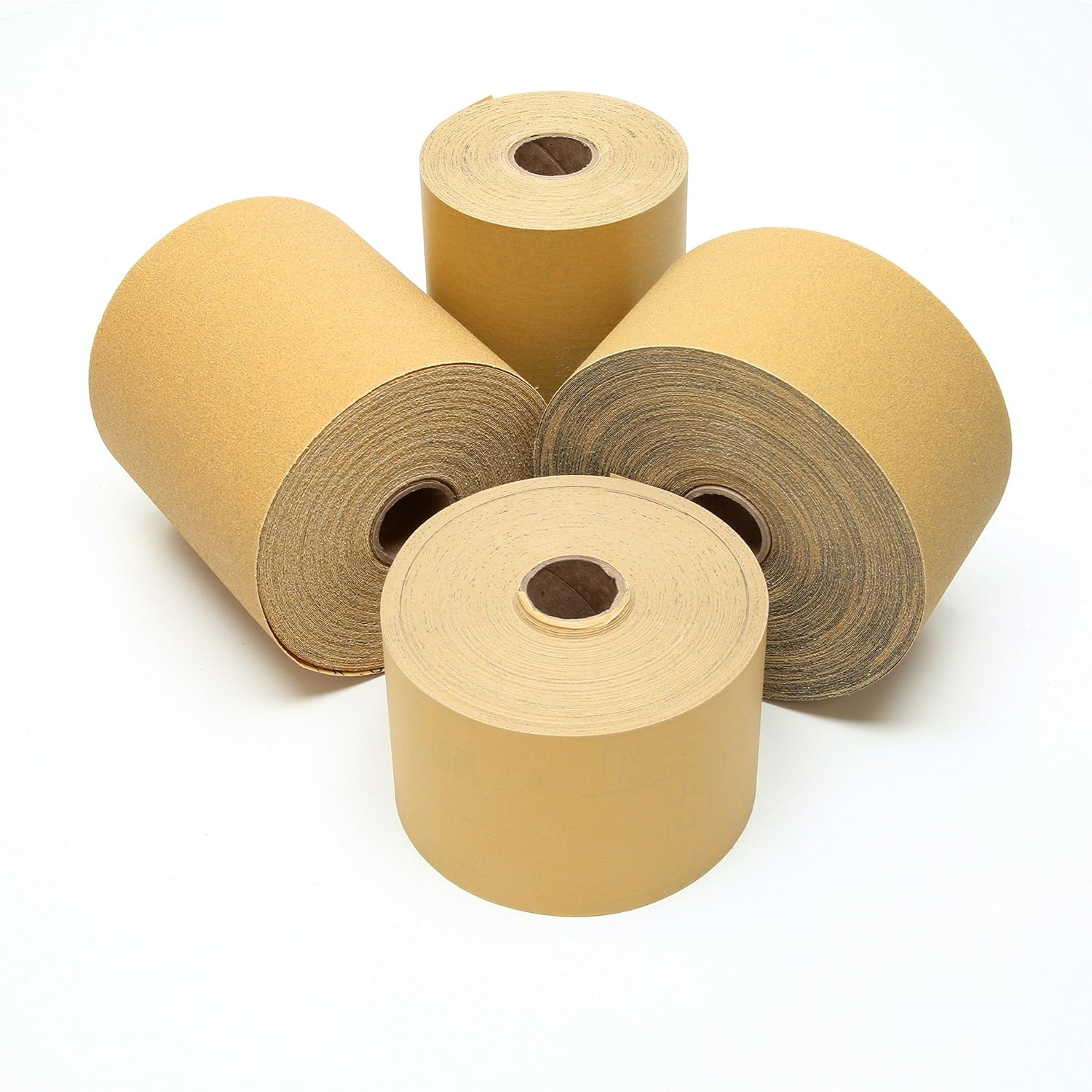 3M, 3M, BRAND, CATEGORY, PSA DISCS, 3M Stikit Gold Paper Sheet Roll 216U - Adhesive Backed Sanding Discs - P120 Grit Aluminum Oxide - For Hand Sanding Pads - 2.75" x 30 Yards