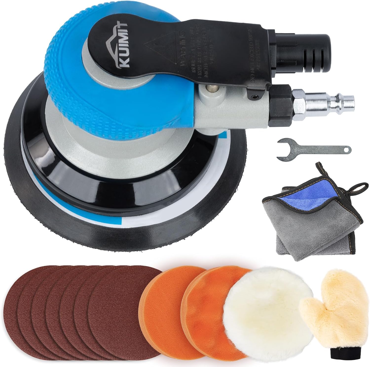 BRAND, CATEGORY, KUIMIT, RANDOM-ORBIT SANDERS, 5 Inches Air Random Orbital Sander, Pneumatic Palm Car Sanders For Wood Polisher Metal,And Auto Body Work, Da Sanders, Dual-action Sander