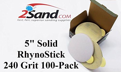 BRAND, CATEGORY, INDASA, PSA DISCS, 5" PSA"Rhynostick" Sanding Disc - 150 Grit, 100/Box