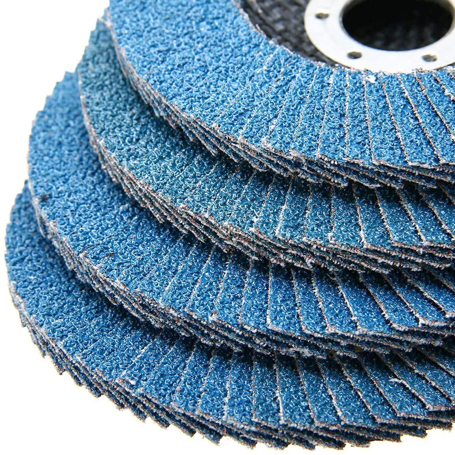 BRAND, CATEGORY, FLAP DISCS, TONCHEAN, 50 Pack Flap Discs 5 Inch Aluminum Oxide Flap Sanding Disc40 Grit High Density Industrial Abrasive Grinding Wheel Sandpaper Wheel Grinder disc for Polishing Metal Stainless Steel and Wood