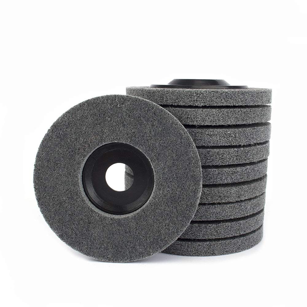 BRAND, BUFFING WHEELS, CATEGORY, SI FANG, 5inch 125mm Nylon Fiber Polishing Wheel Abrasive Wheels Sanding Buffing Disc for Angle Grinders 5Pcs