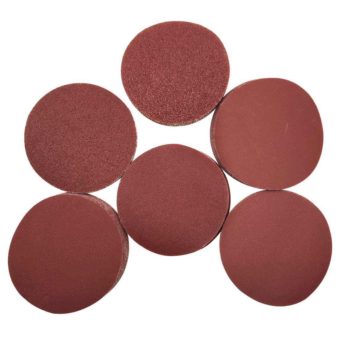 BRAND, CATEGORY, HOOK & LOOP DISCS, SIPERY, 60Pcs Sanding Discs 4 inch Aluminum Oxide Hook and Loop Sanding Pads 60/80/120/240/320/600 Grit Flocking Sandpaper