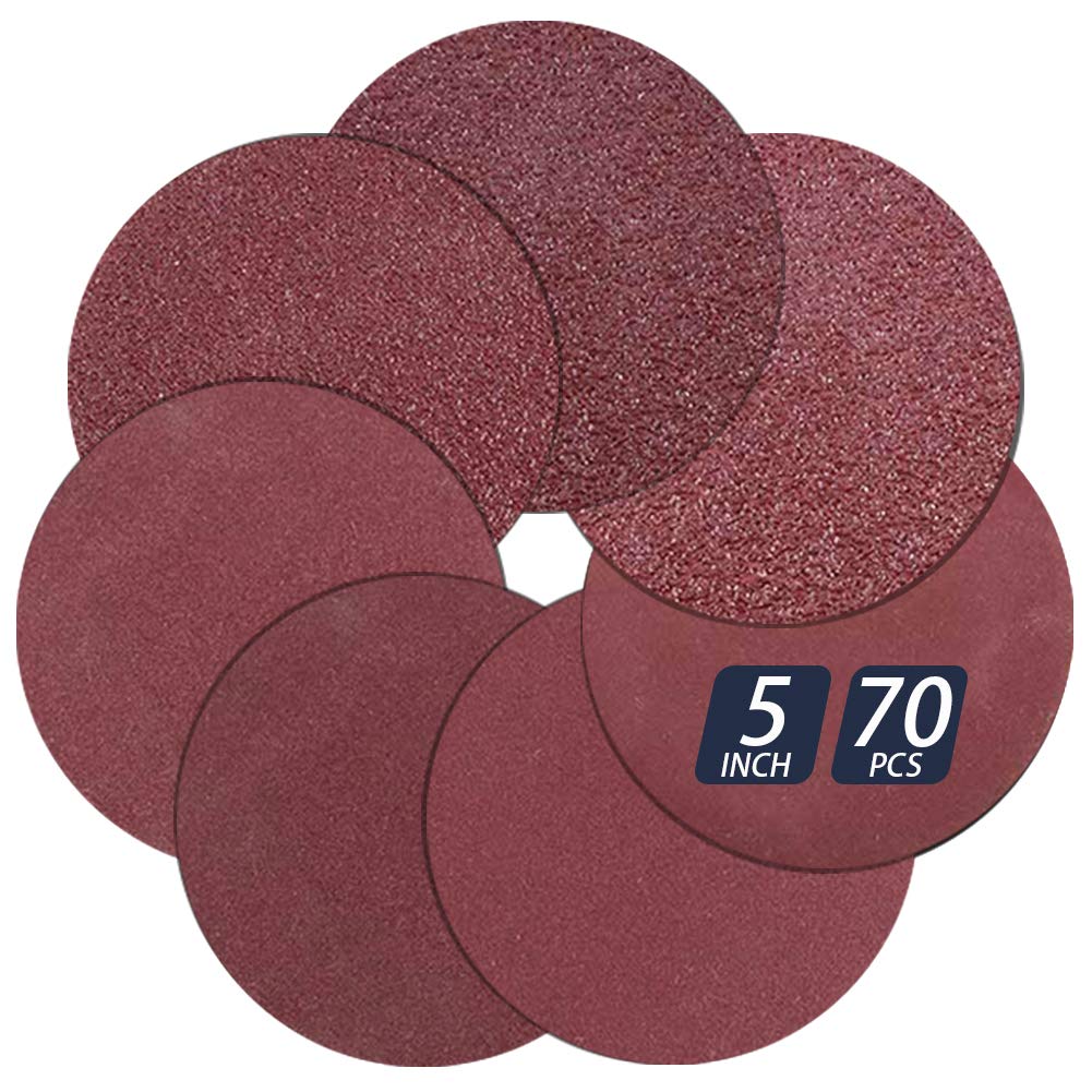 ABRASTICLE, BRAND, CATEGORY, HOOK & LOOP DISCS, 9 Inch 30 PCS Hook and Loop Assorted Aluminum Oxide Sanding Discs - 9 in No Hole - Orbital Sander Pad - Sander Paper,Sandpaper