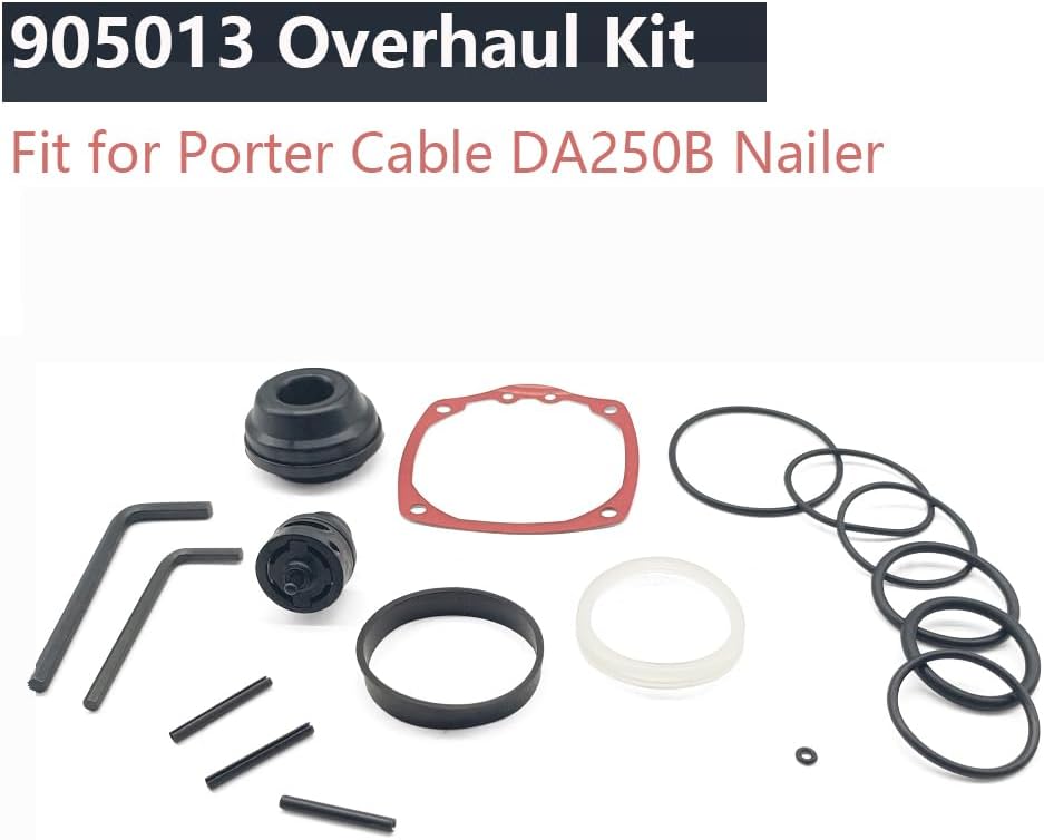 BRAND, CATEGORY, MADAT, MAINTENANCE KITS, 905013 Nailer Overhaul Kit Fit for Porter Cable DA250B Nailer Rebuild Kit