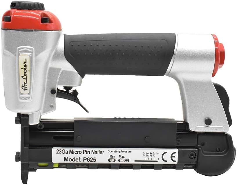 AIR LOCKER, BRAND, CATEGORY, FINISH NAILERS, AIR LOCKER P625 1/2 Inch to 1 Inch Heavy Duty 23 Gauge Micro Pin Nailer