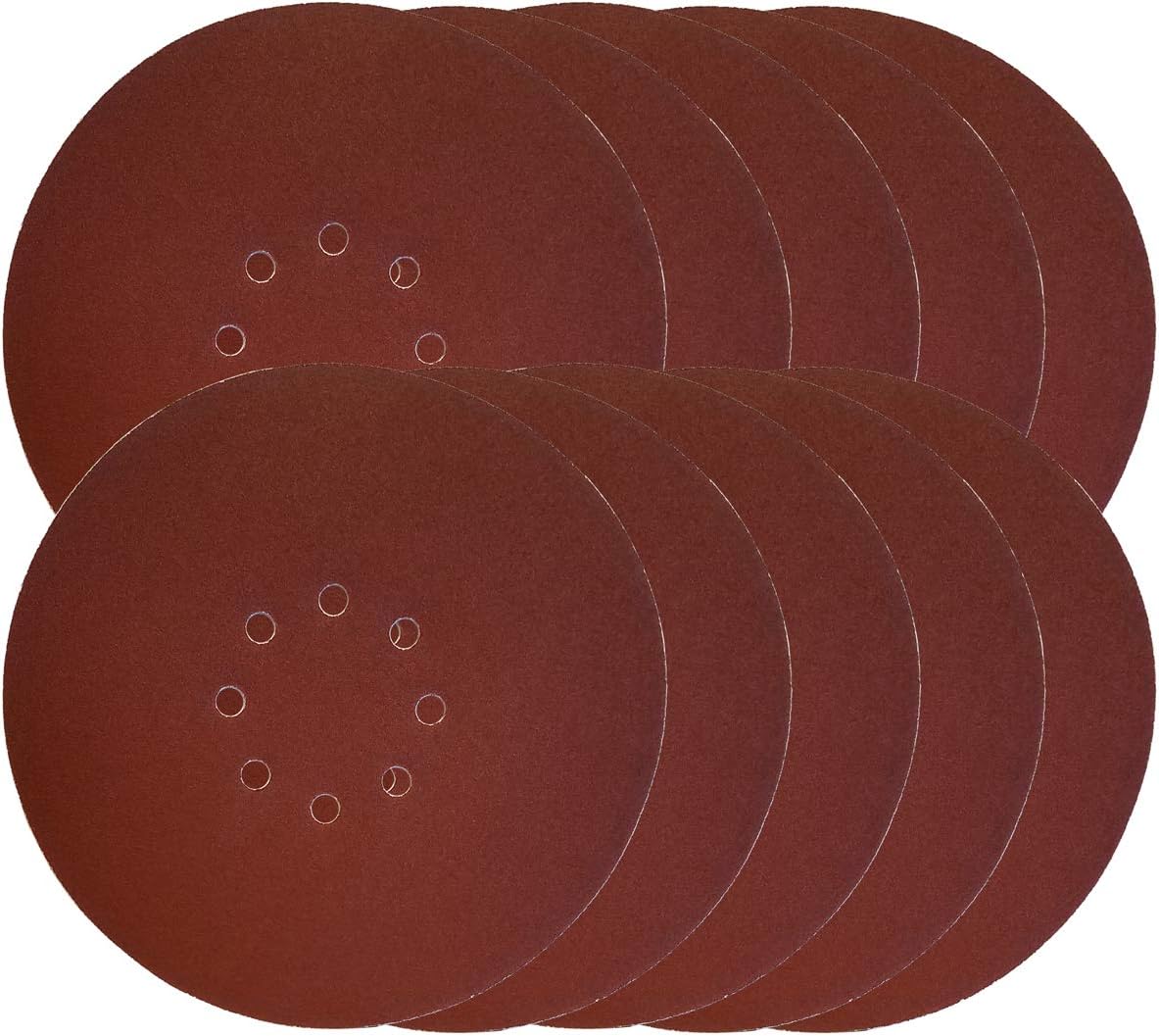 BN PRODUCTS USA, BRAND, CATEGORY, DISC SANDERS, BN Products 9 inch Vacuum Sanding Disc, 180-Grit, 10-Pack, For Use with BNR1837 and BNR1839 Halo Dustless Drywall and Plaster Sander