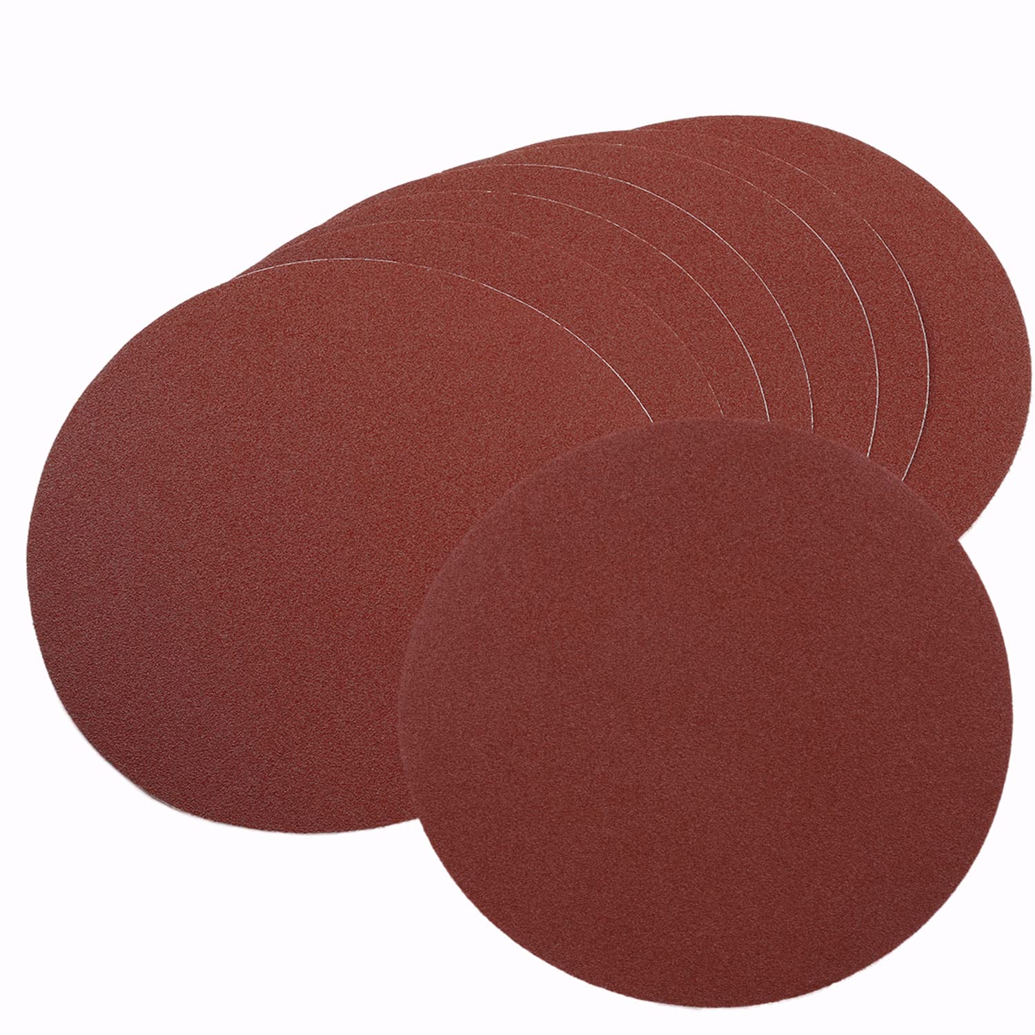 BRAND, CATEGORY, PSA DISCS, YINPECLY, Yinpecly PSA Sanding Discs 80 Grit Self Stick 12 Inch Aluminum Oxide Sandpaper for Wood Metal Auto Dry Polishing 8PCS