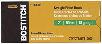 BOSTITCH, BOSTITCH, BRAD NAILS, BRAND, CATEGORY, Bostitch Stanley BT1350B 2" Brad Nails 2,000 Count