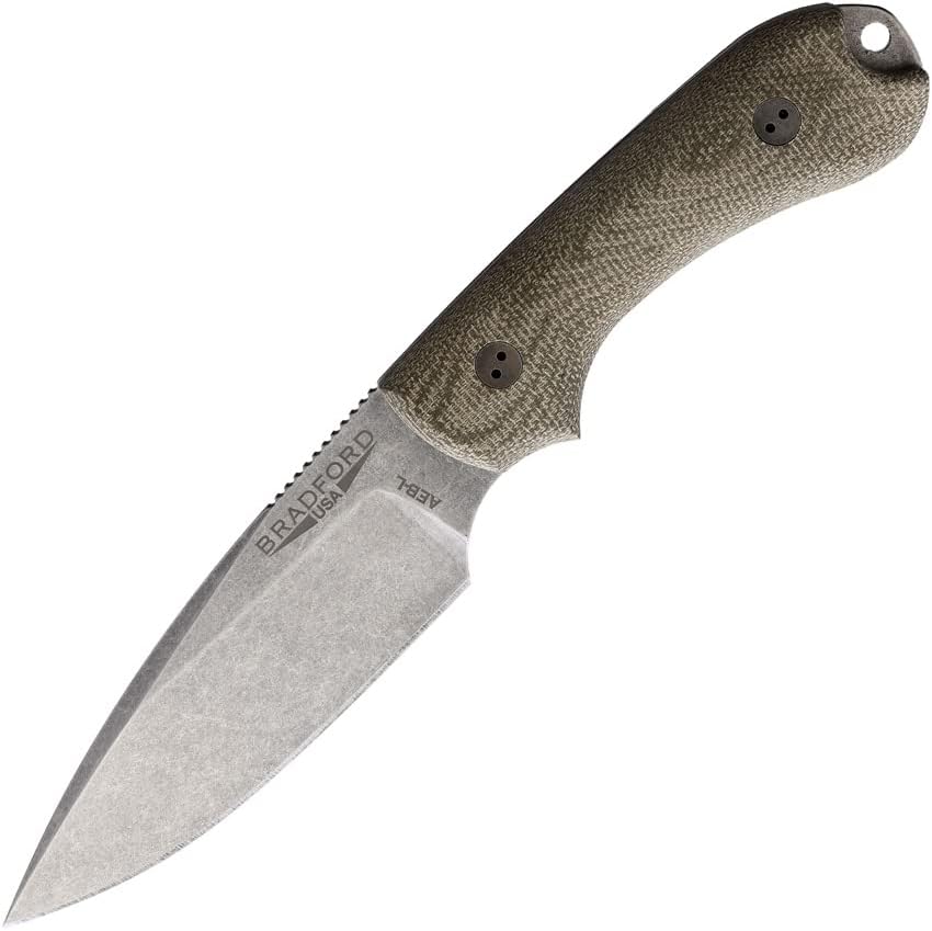 BRAD NAILERS, BRADFORD KNIVES, BRAND, CATEGORY, Bradford Knives Guardian 3 3D OD Green BRAD3FE102A