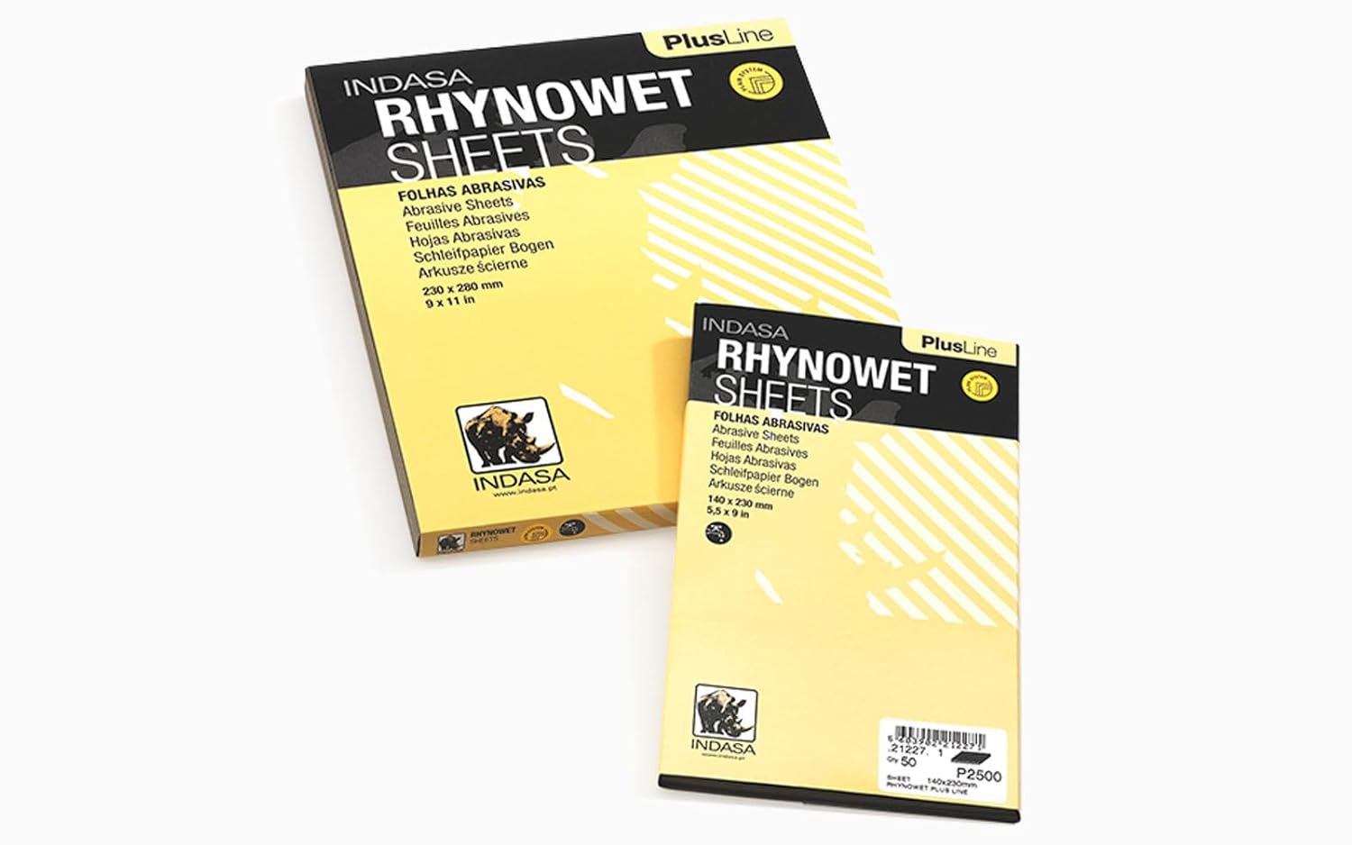 BRAND, CATEGORY, INDASA, SANDING SHEETS, Buy Indasa PlusLine Rhynowet Wet and Dry Sanding Sheets, 1 & 2 Series (1-1000)