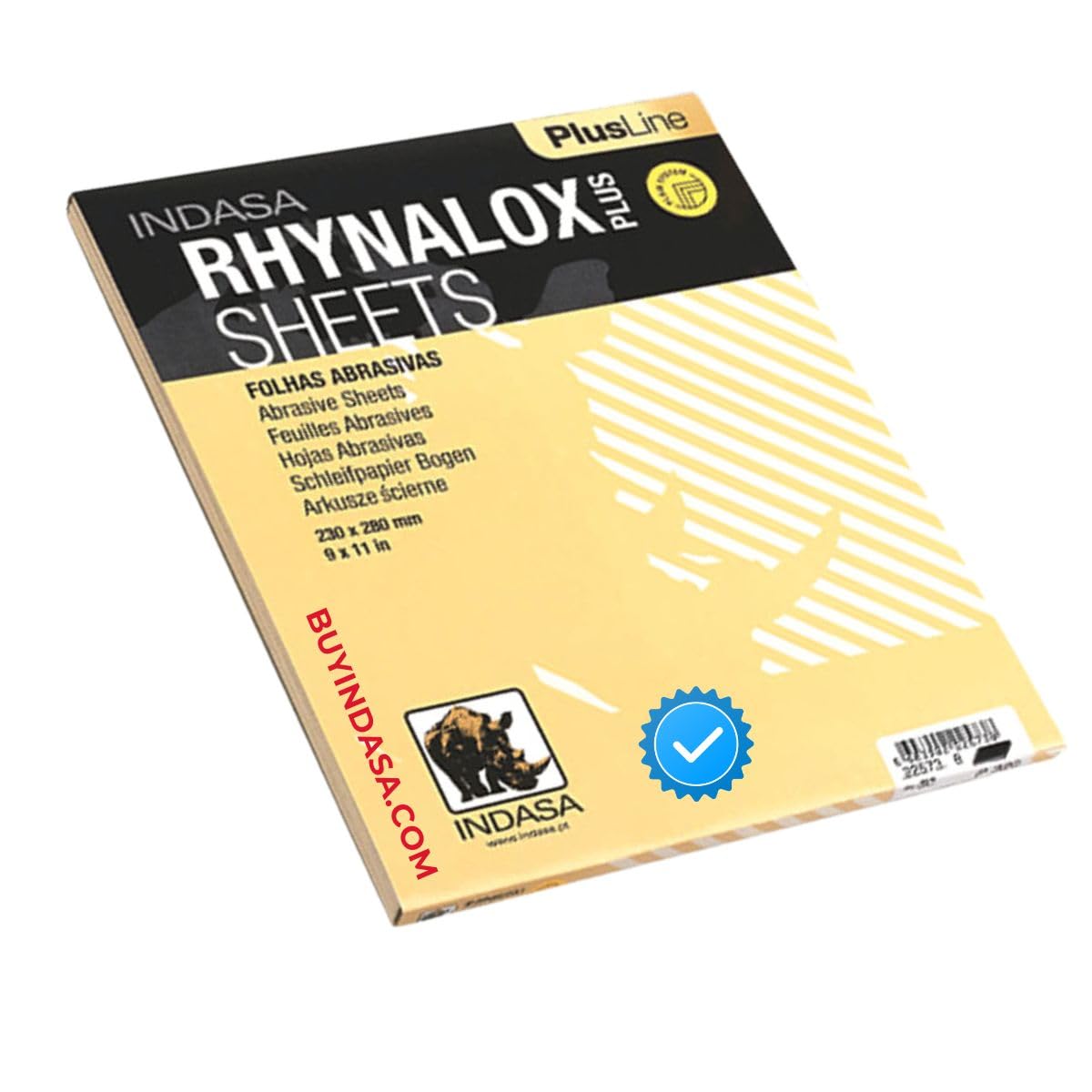 BRAND, CATEGORY, INDASA, SANDING SHEETS, Buy Indasa Plusline Rhynolox Plus "DRY SANDING" Sheets, 3A Series (3A-280)