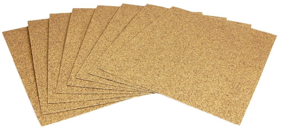 3M, 3M, BRAND, CATEGORY, SANDING SHEETS, Cubitron II 3M Sand Paper Sheet 346U, Aluminum Oxide, 9" Width x 11" Length, 80 Grit, Gold (50 sheets)