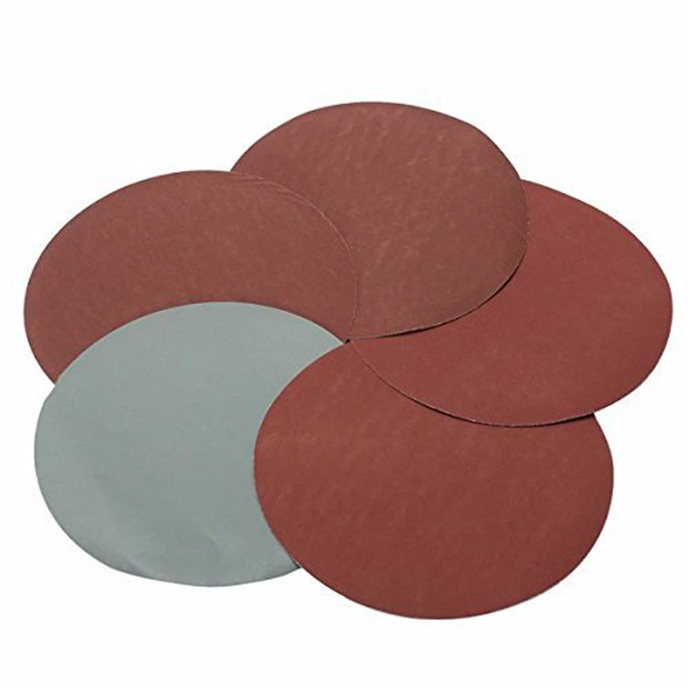 BRAND, CATEGORY, CYNKEN, HOOK & LOOP DISCS, CynKen 50pcs 180mm 7 Inch 150-400 Grit Sandpapers Sand Discs Sanding Polishing Pad with Hook and Loop Backer Pad