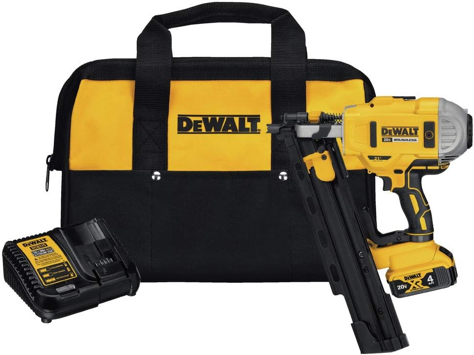 BRAND, CATEGORY, DEWALT, FRAMING NAILERS, DEWALT 20V MAX* Framing Nailer Kit, 21-Degree, Plastic Collated (DCN21PLM1)