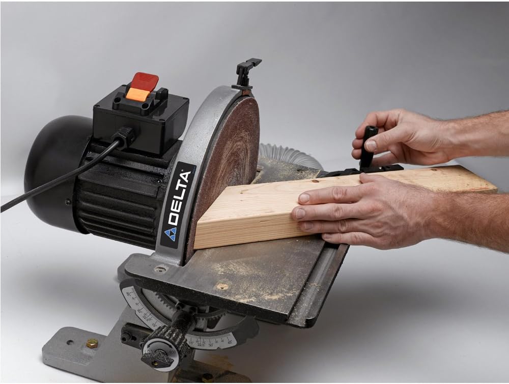 BRAND, CATEGORY, DELTA, DISC SANDERS, Delta Power Equipment Corp 31-140 Disc Sander, 1/2 Horse Power, 12-Inch