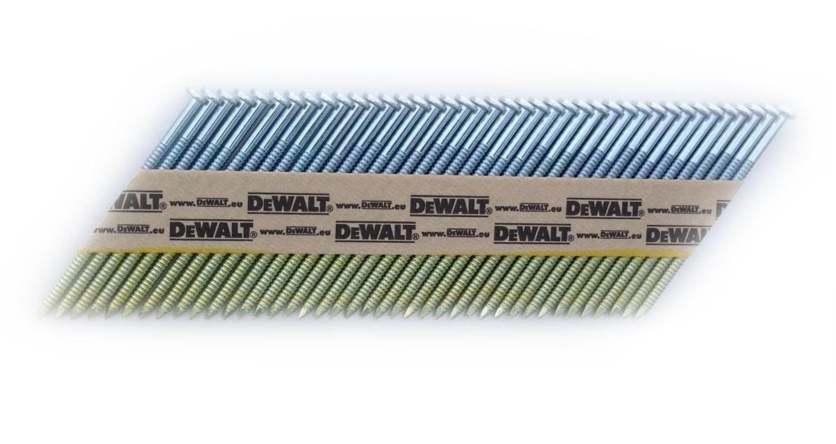 BRAND, CATEGORY, DEWALT, FRAMING NAILS, Dewalt DNW3180E 34° Nail for Cordless nailers, Wired 3.1 x 80 mm, Smooth, 2200 Pieces, Multicoloured, 80 mm