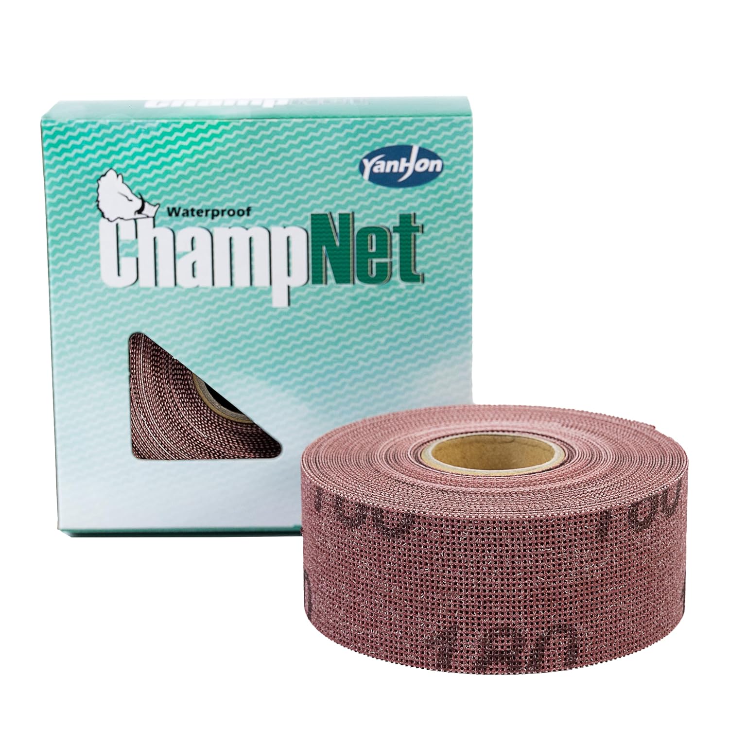 BRAND, CATEGORY, CHAMPNET, SANDING SHEETS, Emery Cloth Roll Grit 180 Plumbers Sanding Cloth, 1.5" X 10 Yards | Open Mesh Double Side Aluminum Oxide Sandpaper Rolls | Ideal for Clean Copper Pipe, Remove Metal Burrs, Wood Lathe Projects