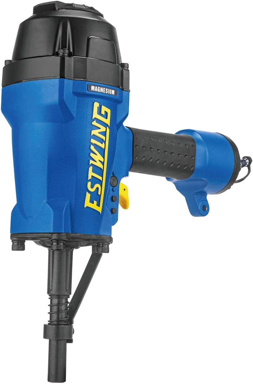 BRAND, CATEGORY, ESTWING, FRAMING NAILERS, Estwing ESSCP Pneumatic 3" Single Pin Concrete Nailer with 1/4" NPT Industrial Swivel Fitting and Bag