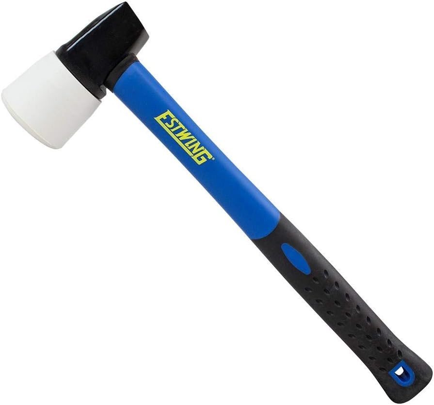 BRAND, CATEGORY, ESTWING, MALLETS, Estwing RPESTM Replacement No Mar Fiberglass Flooring Mallet with Rubber Head and Padded Grip for Estwing Flooring Nailers