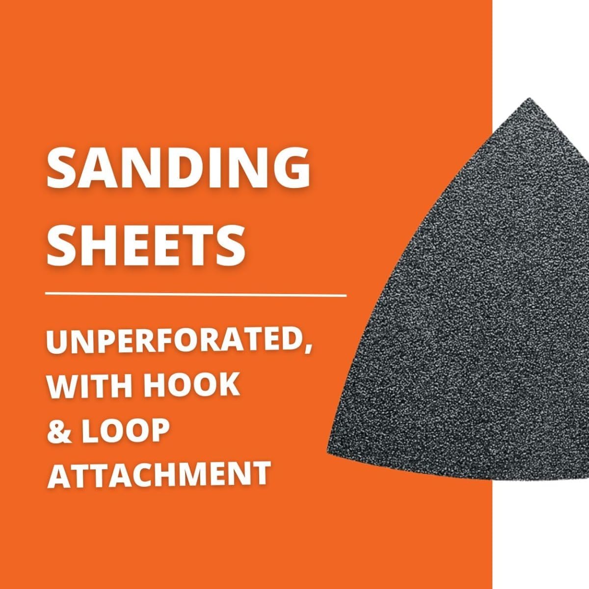 BRAND, CATEGORY, FEIN, SANDING SHEETS, Fein Sanding Sheets with Hook and Loop Attachment for Sanding Natural and Artificial Stone - Unperforated, 400 Grit, 50-Pack - 63717125012