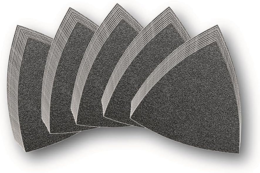 BRAND, CATEGORY, FEIN, SANDING SHEETS, Fein T21920 Triangle Assorted Sandpaper (50 Pack)