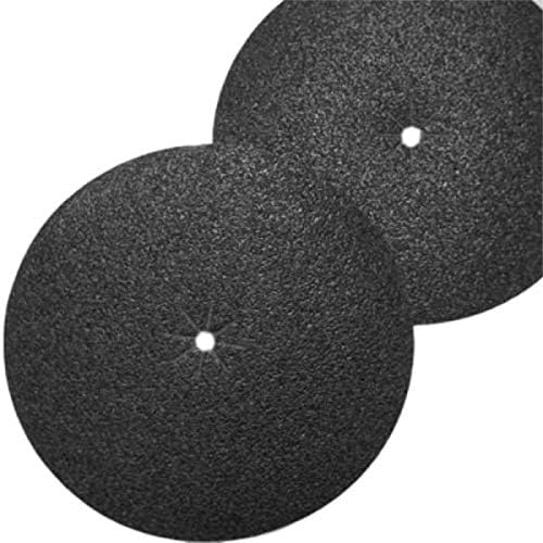 BRAND, CATEGORY, HOOK & LOOP DISCS, VIRGINIA ABRASIVES, Floor Edger Sander Sandpaper, 7 Inch by 5/16 Inch Sanding Discs, Fit Essex Silver Line SL-7 and SL-7D2 Edgers, 60 Grit (Pack of 50 Discs)