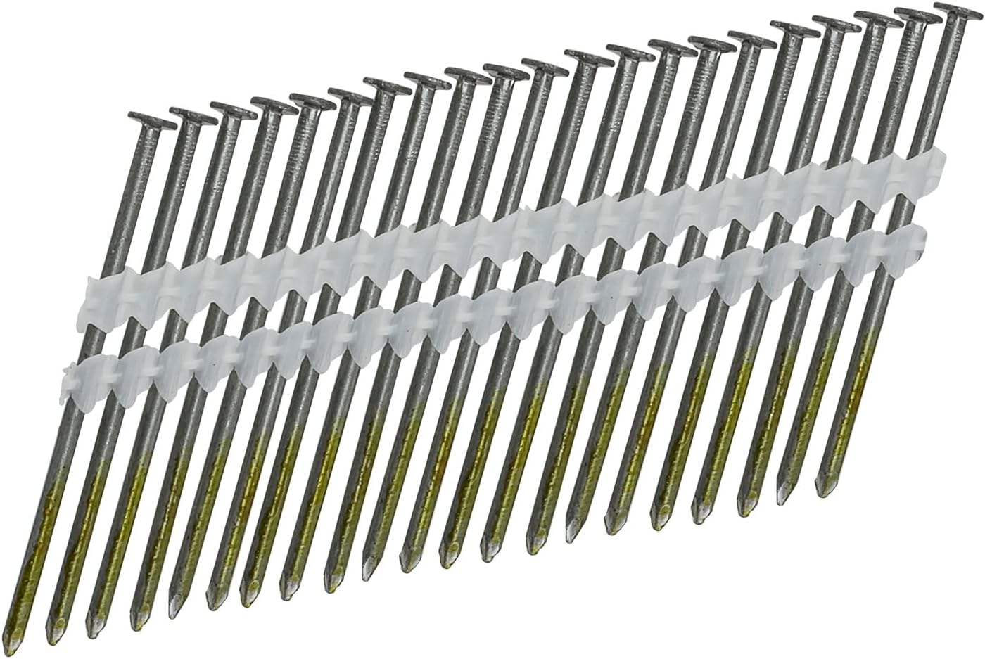 BRAND, CATEGORY, FRAMING NAILS, FREEMAN, Freeman FR21120-3B 21 Degree .120" x 3" Plastic Collated Brite Finish Smooth Shank Full Round Head Framing Nails (2000 Count)