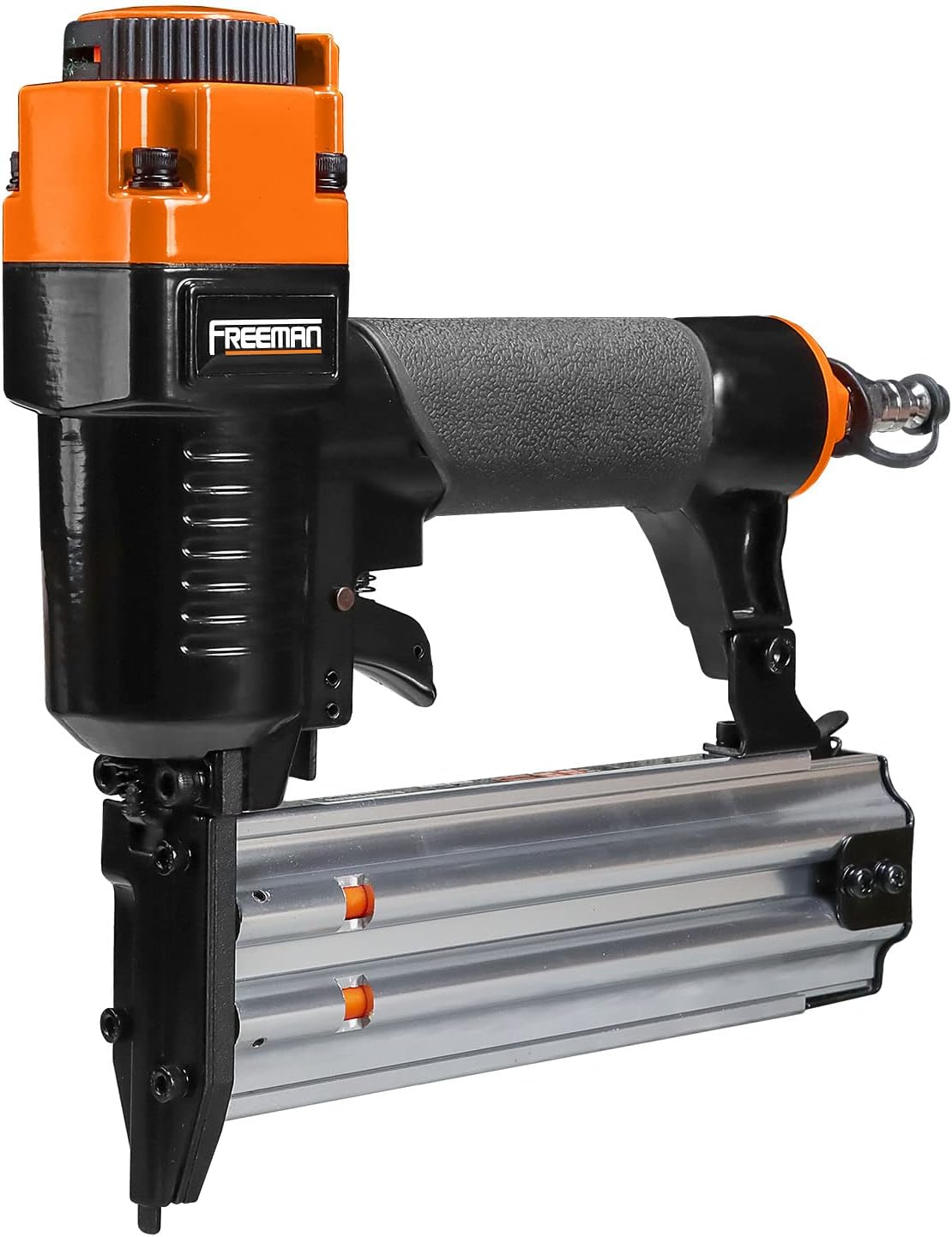 BRAD NAILERS, BRAND, CATEGORY, FREEMAN, Freeman G2BR50 2nd Generation Pneumatic 18-Gauge 2" Brad Nailer with Adjustable Metal Belt Hook and 1/4" NPT Air Connector