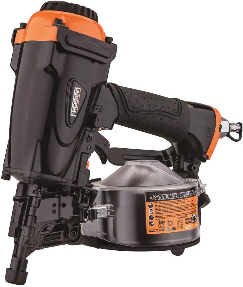 BRAND, CATEGORY, FREEMAN, SIDING NAILERS, Freeman PCN50 15 Degree Coil Siding Nailer, 2"