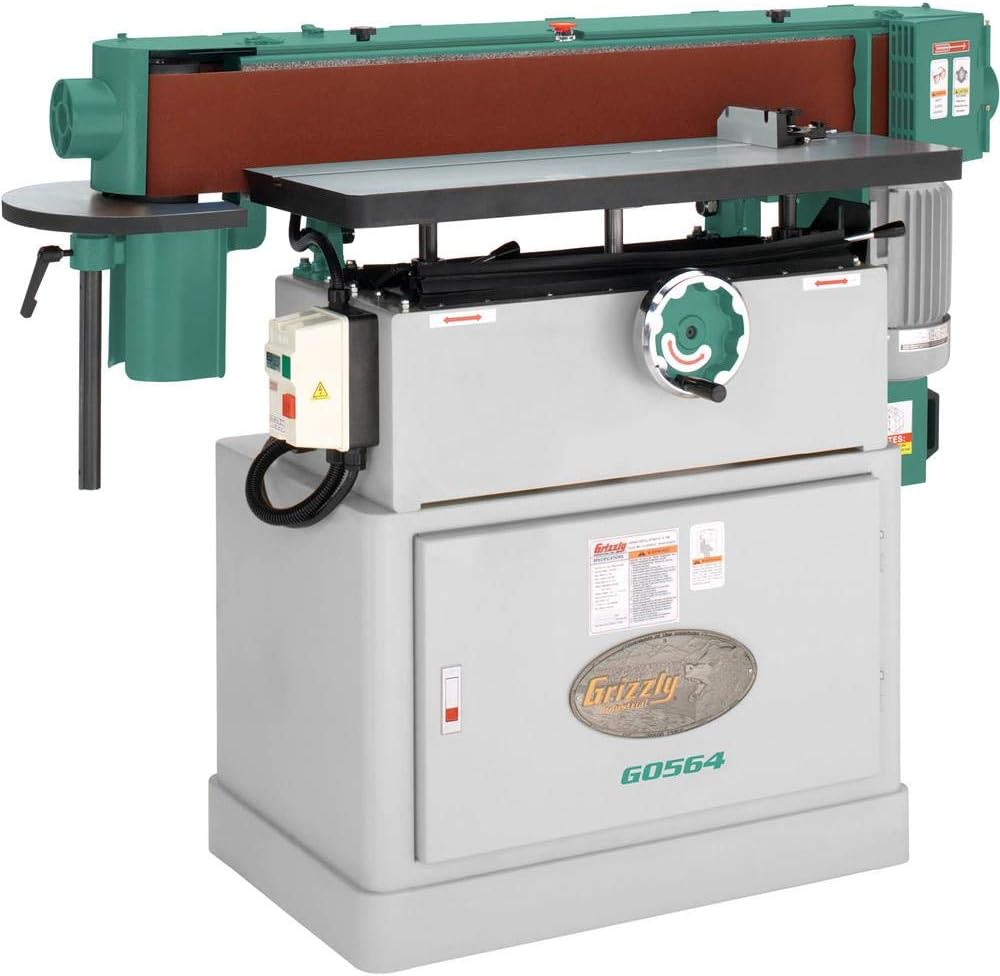 BELT SANDERS, BRAND, CATEGORY, GRIZZLY INDUSTRIAL, Grizzly Industrial G0564-6" x 108" Oscillating Edge Sander