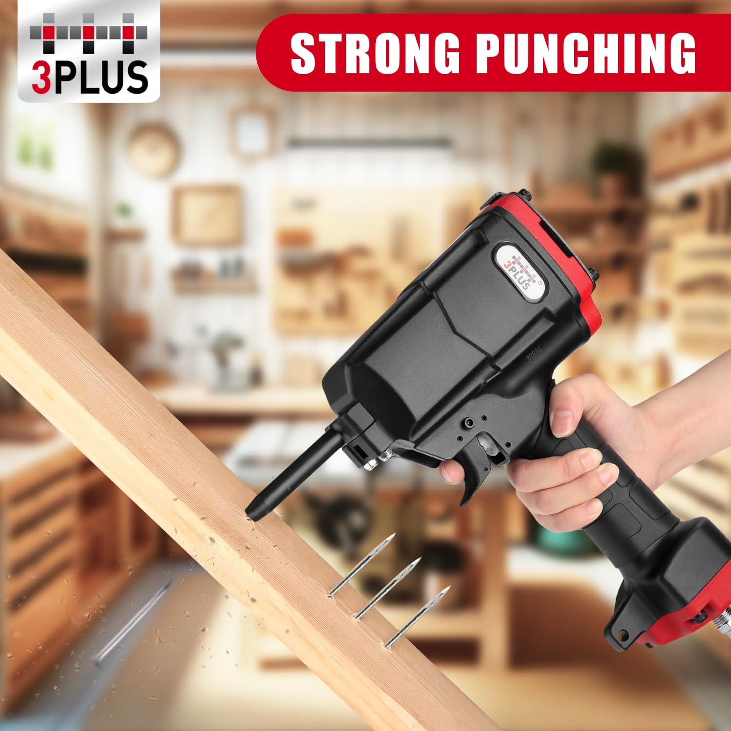 3PLUS, BRAND, CATEGORY, FRAMING NAILERS, HAPT50SP Pneumatic Punch Nailer/Nail Remover/Nail Puller