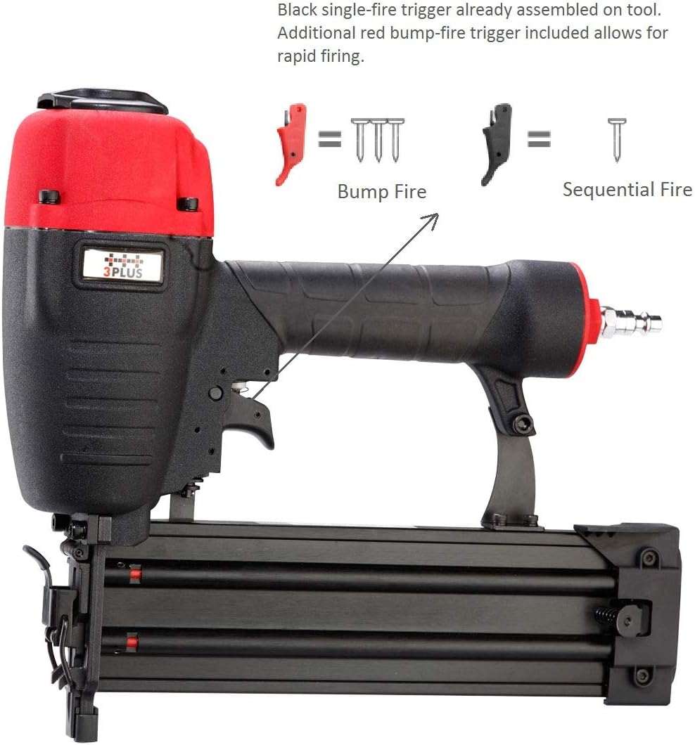 3PLUS, BRAND, CATEGORY, FINISH NAILERS, HT64SP 16 Gauge Pneumatic Straight Finish Nailer