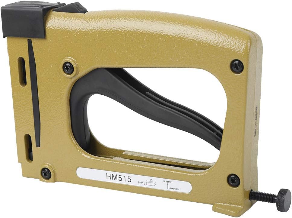 BRAD NAILERS, BRAND, CATEGORY, HILITAND, Hilitand Manual Nail Gun Automatic Nail Adjustment Nail Gun for Furniture Production Interior Decoration Leather Product HM515 for Furniture Interior decoration