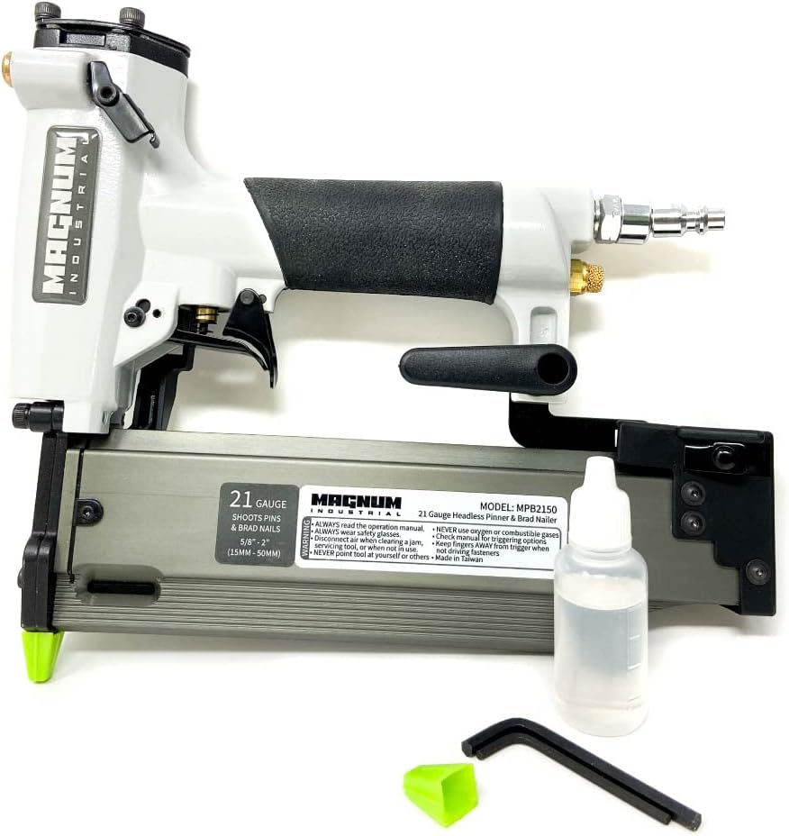 BRAND, CATEGORY, MAGNUM, PINNERS, Industrial MPB2150 5/8" - 2" 21 Gauge Pinner/Pin Nailer/Brad Nailer