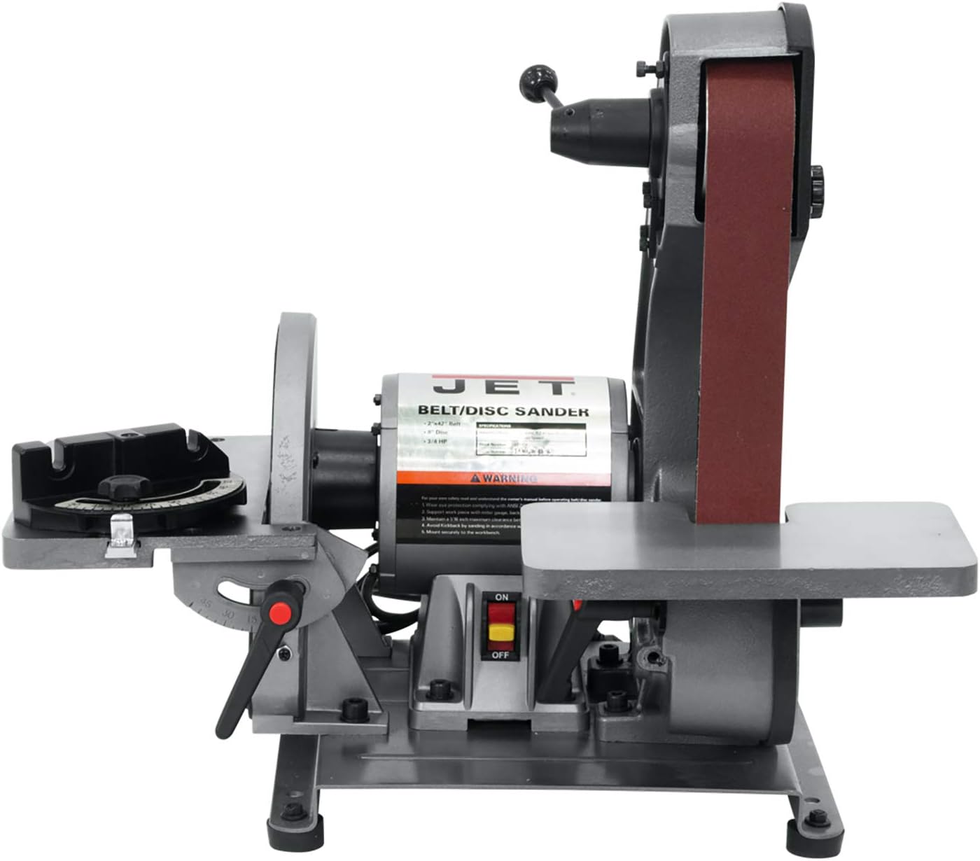 BRAND, CATEGORY, COMBINATION DISC & BELT SANDERS, JET, JET 2" x 42" Belt and 8" Disc Sander, 3/4 HP, 1Ph 115V (Model J-41002)