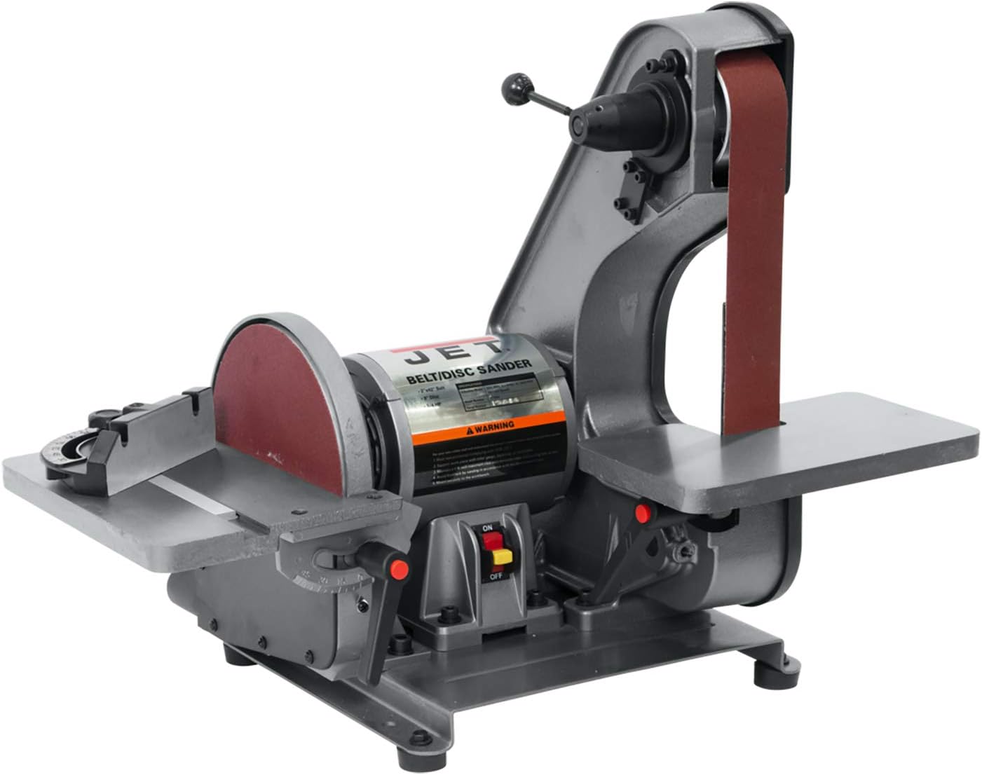 BRAND, CATEGORY, COMBINATION DISC & BELT SANDERS, JET, JET 2" x 42" Belt and 8" Disc Sander, 3/4 HP, 1Ph 115V (Model J-41002)