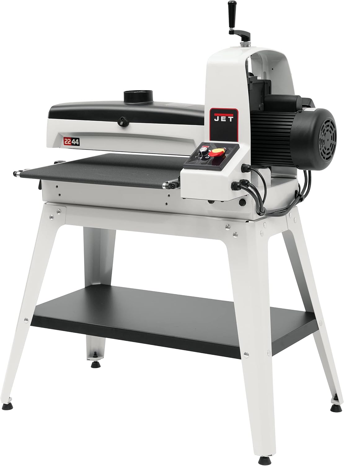 BRAND, CATEGORY, DRUM SANDERS, POWERMATIC, JET 22-Inch Drum Sander with Open Stand, 1-3/4 HP, 1Ph 115V (Model JWDS-2244)