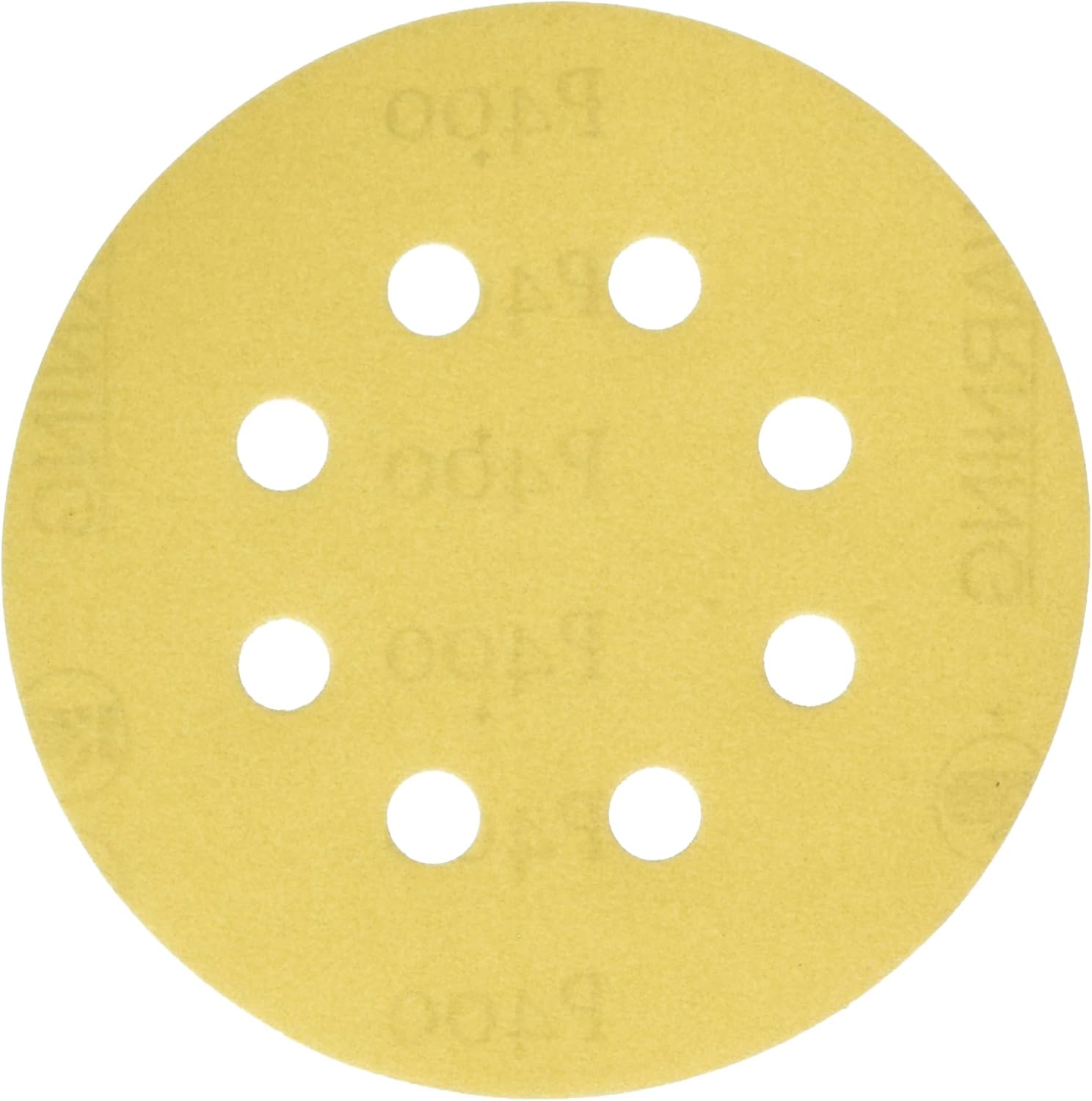 BRAND, CATEGORY, HOOK & LOOP DISCS, KAREBAC, K3-585-220 GoldStearated Aluminum Oxide220 Grit Dustless Hook & Loop Sanding Discs with 5"x8 Hole (50 Pack), Gold