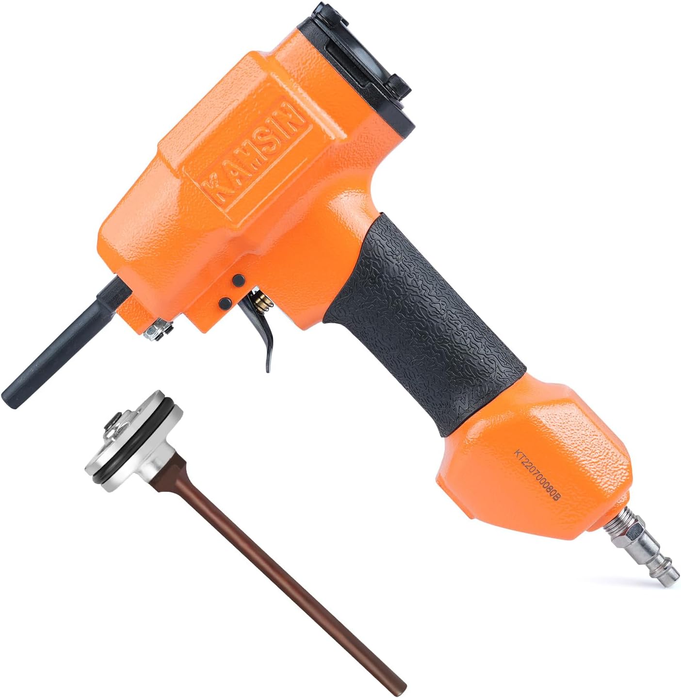 BRAND, CATEGORY, KIMSING, NAIL PULLERS, KT38 Air Punch Nailer with Extra Piston Driver, Pneumatic Nails Remover Gun, Removing Nails Range 0.097'' - 0.120'' (2-5 mm), Pneumatic Nails Puller, Denailer for Denailing Pallets, Lumber, Boards