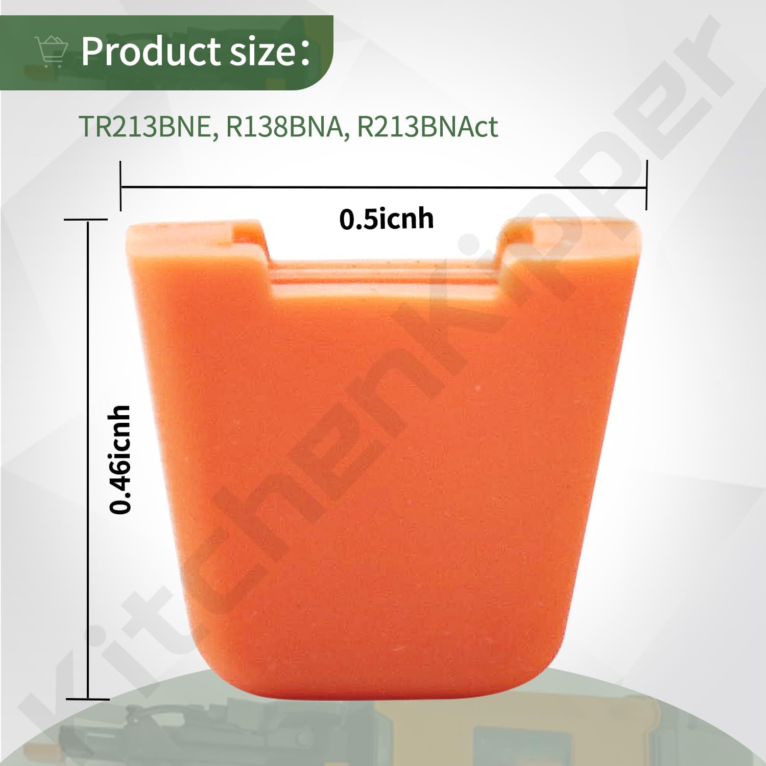 BRAD NAILERS, BRAND, CATEGORY, KITCHENKIPPER, KitchenKipper 4 Pack 079007001093 No Mar Pad Compatible With Ridgid Brad Nailer, Fits R213BNE, R138BNA, R213BNA - No Mar Pad keeps the traces of tools for clean work surfaces