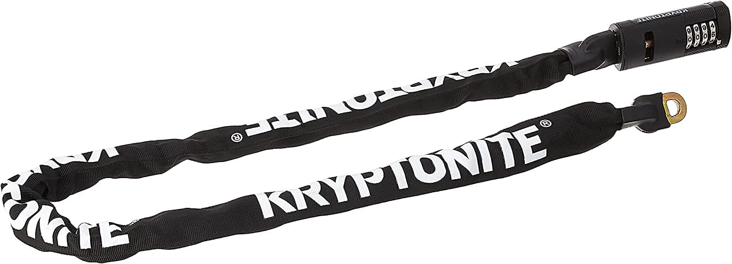 BRAND, CATEGORY, CHAIN LOCKS, KRYPTONITE, Kryptonite Keeper 712 Combo Bike Chain Lock, 4 Feet Long 7mm Steel Chain Heavy Duty Anti-Theft Bicycle Chain Lock, 4-Digit Resettable Combination Lock for E-Bike Scooter Road Mountain Bikes