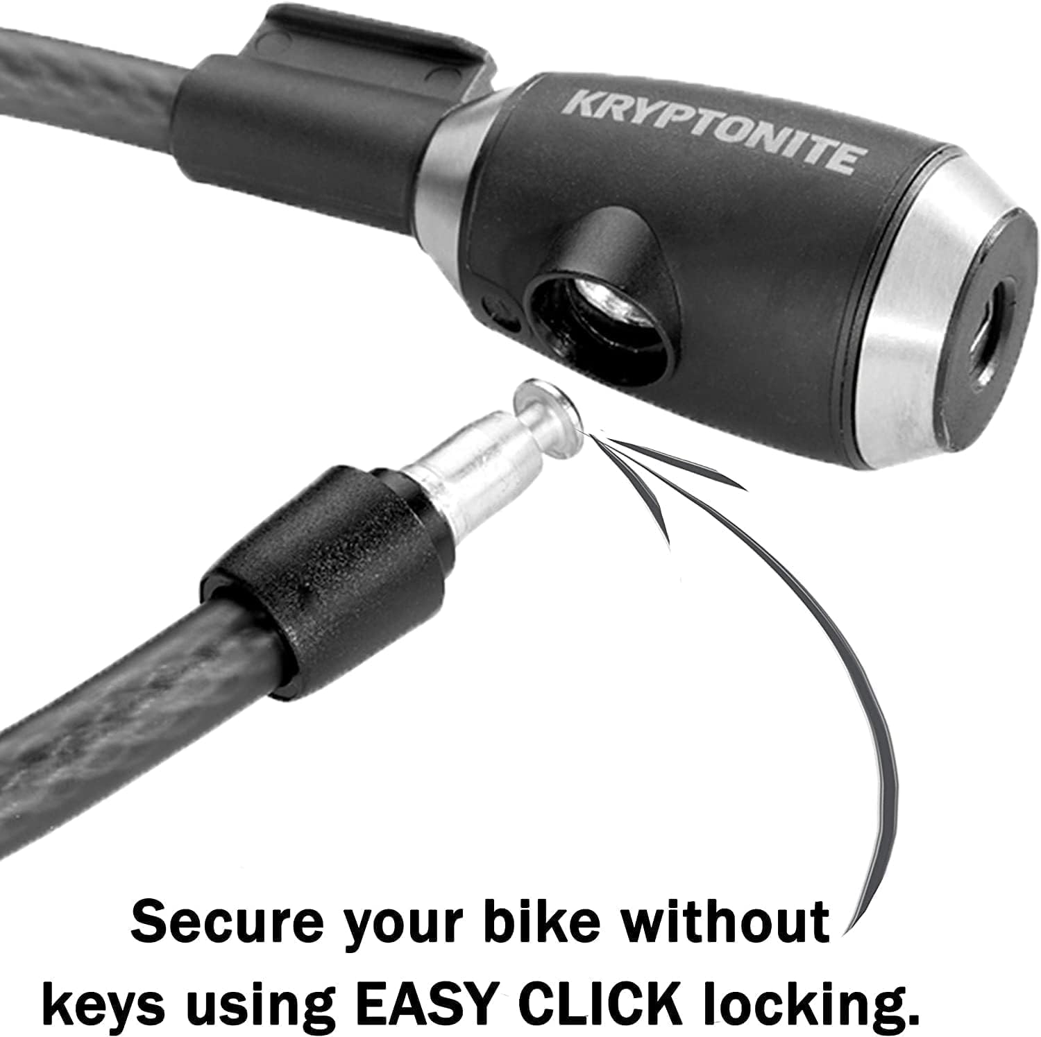 BRAND, CABLE LOCKS, CATEGORY, KRYPTONITE, Kryptonite KryptoFlex Bike Lock Cable, 2FT/6FT Long 15mm Thick Heavy Duty Braided Steel Cable Anti-Theft Security Lock for Outdoor Equipment, Combination/Key Bike Lock