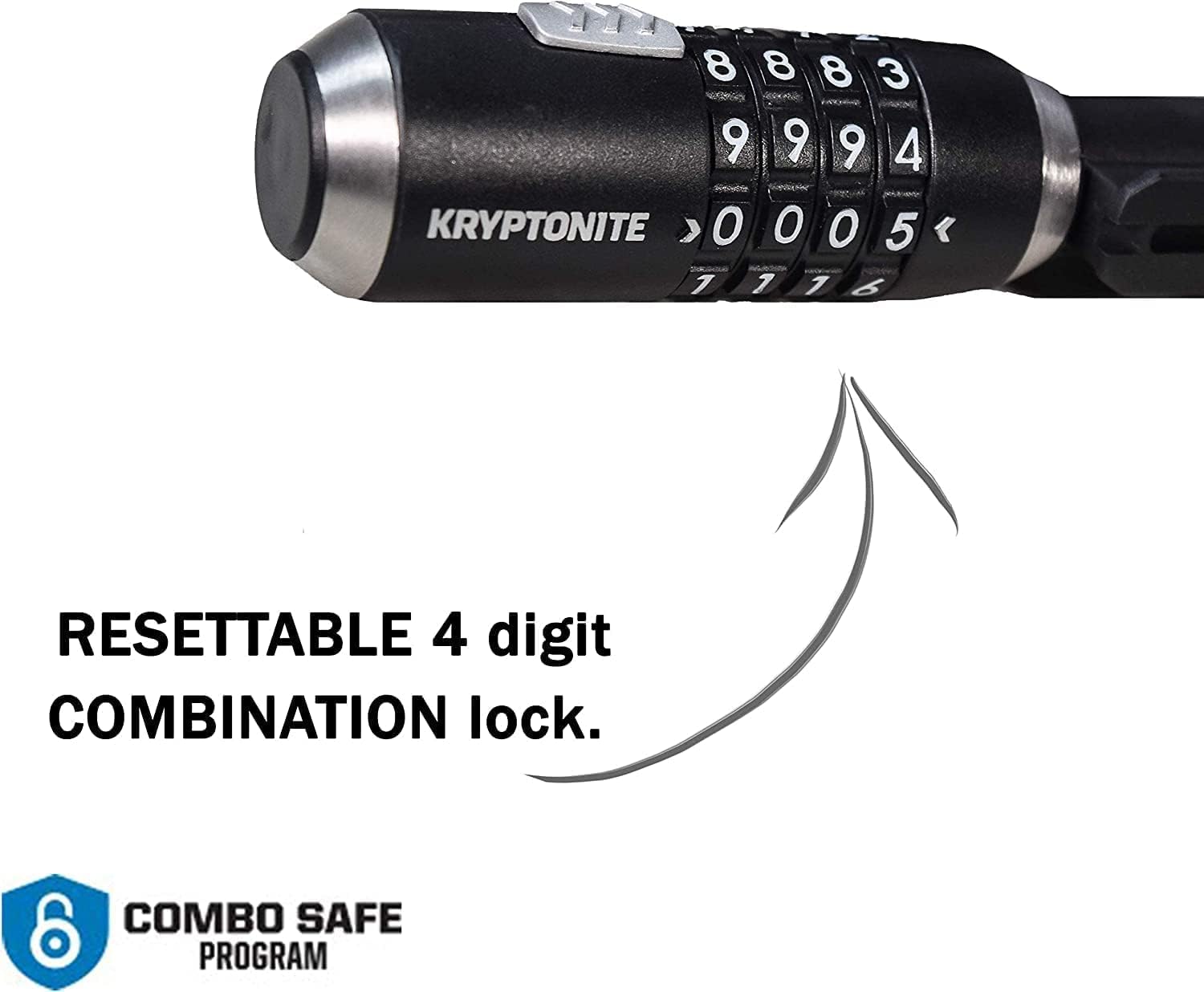 BRAND, CABLE LOCKS, CATEGORY, KRYPTONITE, Kryptonite KryptoFlex Bike Lock Cable, 6FT Long 10mm Thick Heavy Duty Braided Steel Cable Anti-Theft Security Lock for Outdoor Equipment, Combination/Key Bike Lock