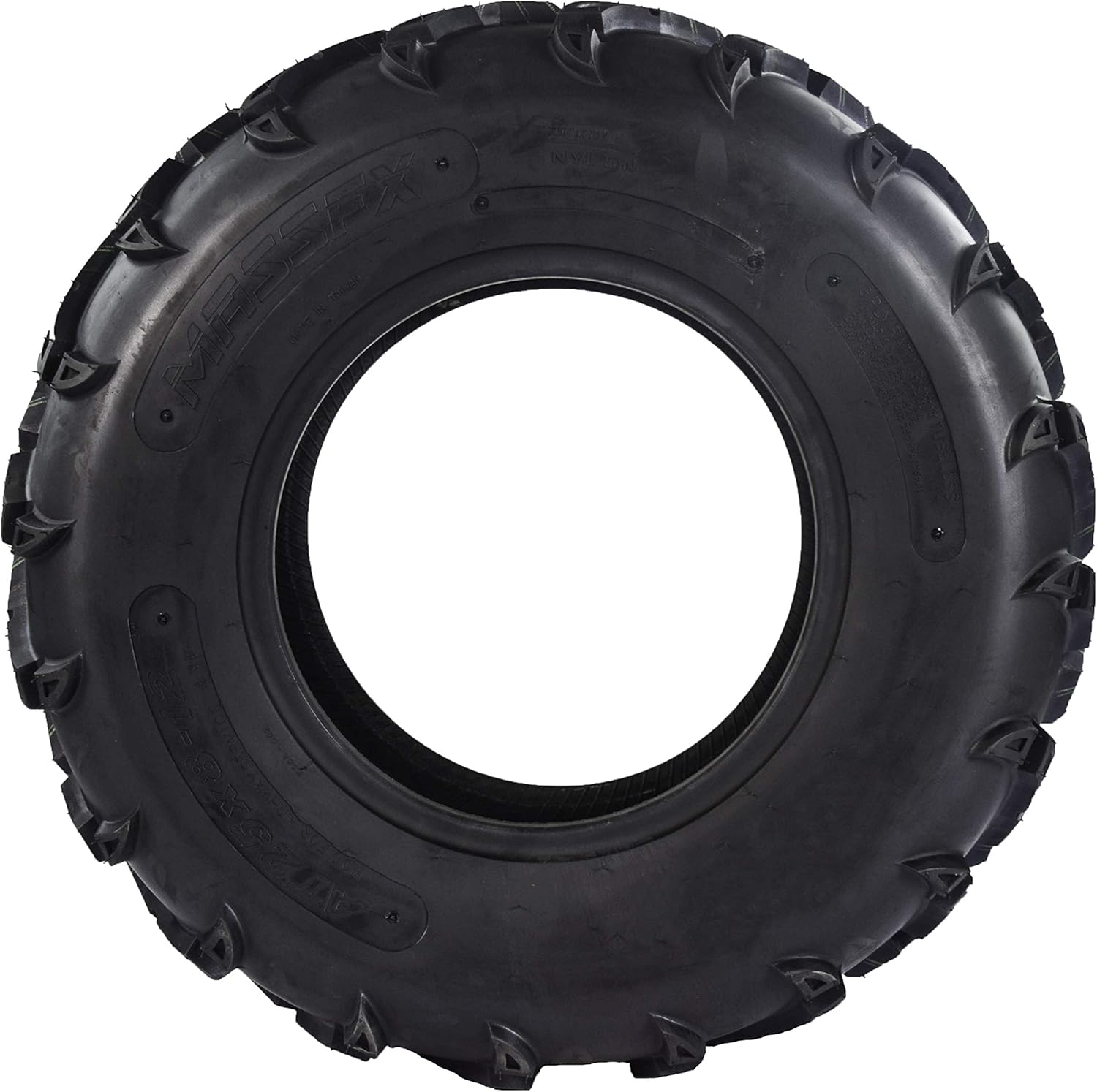 BRAND, CATEGORY, MASSFX, TRAIL, MASSFX MK251012 ATV 25x10-12 Tires 2 Set Rear 6Ply 1/2" Tread Depth 25x10x12