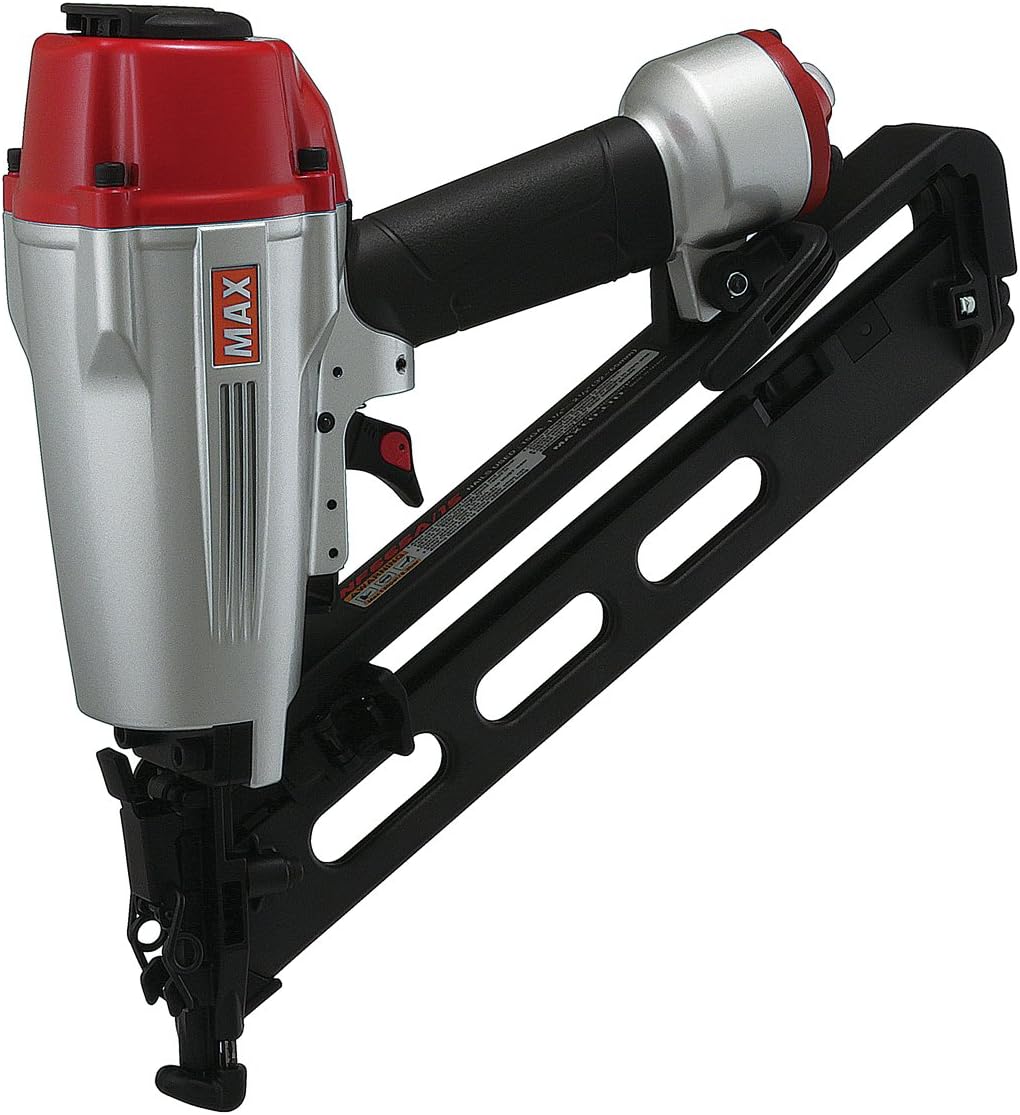 BRAND, CATEGORY, FINISH NAILERS, MAX USA CORP., MAX USA CORP SuperFinisher NF665A/15 15ga Angled Finish Nailer up to 2-1/2"